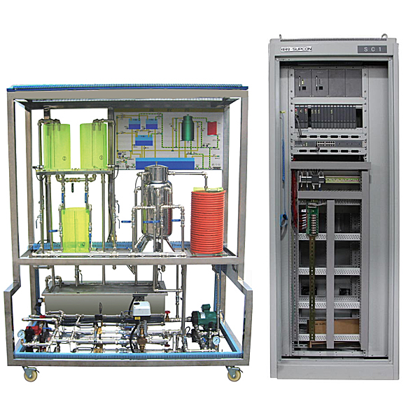 集散型过程控制综合实训装置,制冷设备与PLC控制实训台